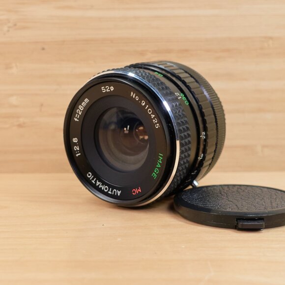 Share Vintage Image MC 28mm f/2.8 / Canon FD Lens / Tested / Manual Focus - Picture 1 of 4